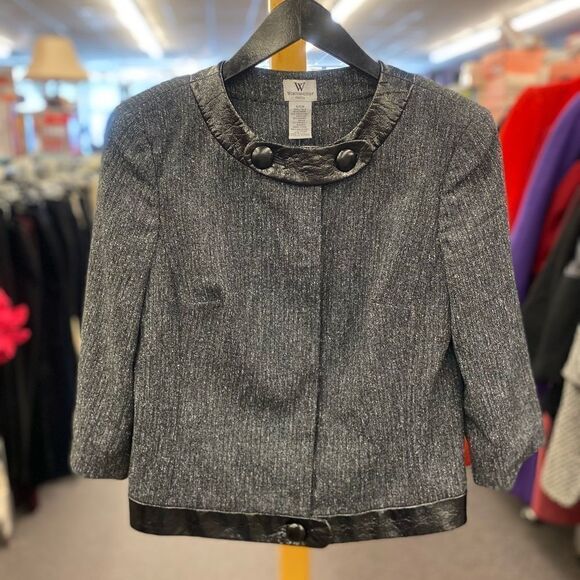 Worthington Ladies Sm Gray & Black Jacket - Picture 1 of 3